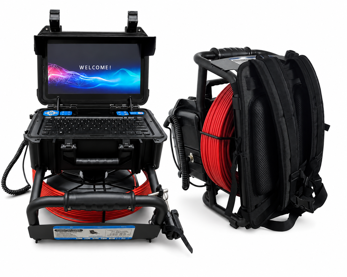 Case and backpack reel